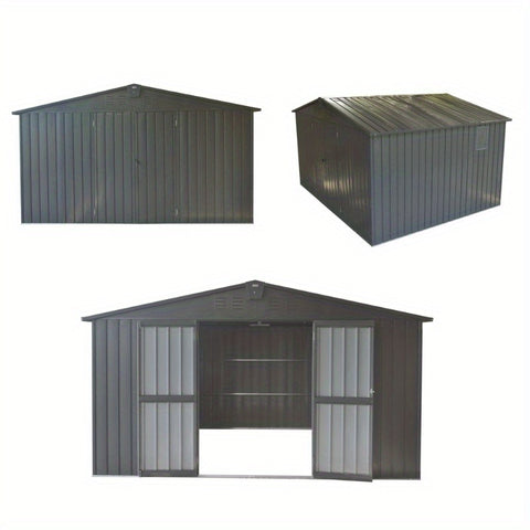 Backyard Storage Shed 11' x 12.5' with Galvan