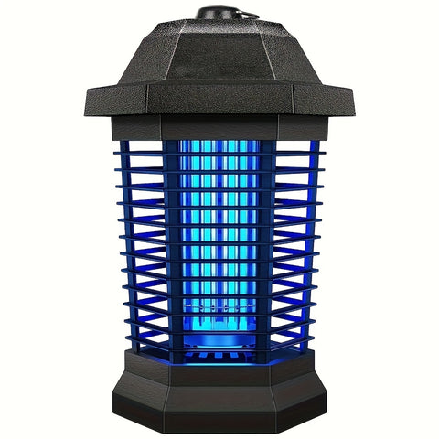 110V-130V US Plug Outdoor Bug Zapper Electric Fly Trap - Effective Mosquito Killer with 3 Prong Plug and Durable ABS Plastic Outer - Power Supply